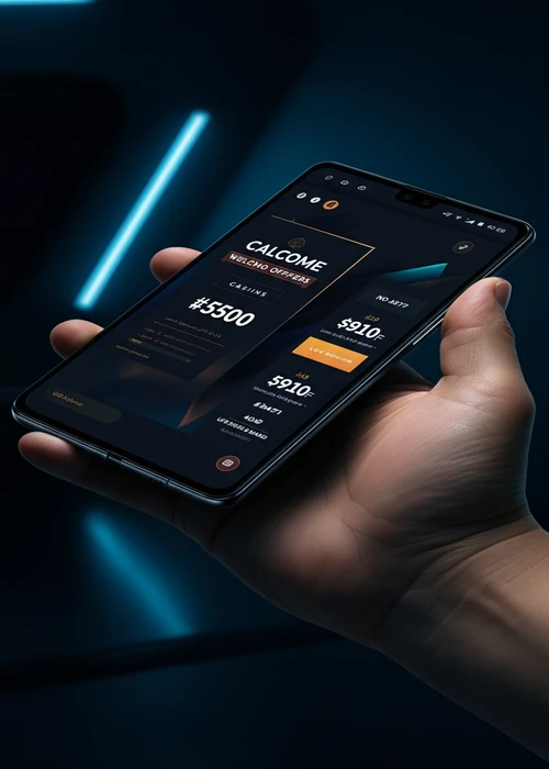 Interface of Betmac Casino showing popular slot games like Book of Dead and Gates of Olympus with a welcome bonus banner.